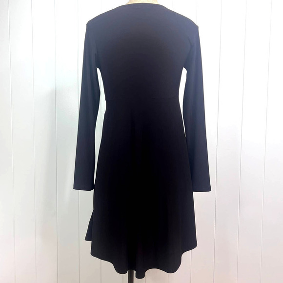 Sympli SZ 8 Mini Brown V neck Dress with Large Front Pocket - Picture 4 of 5